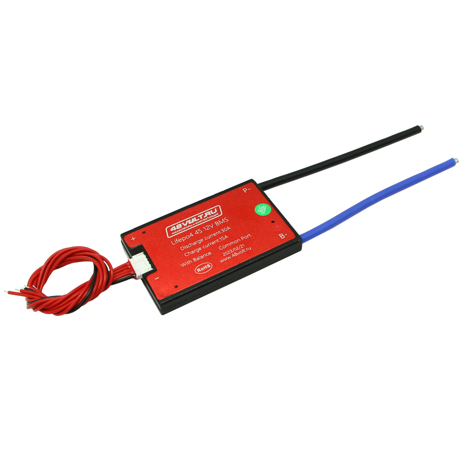 BMS LiFePO4 4S 12V 30A симметрия